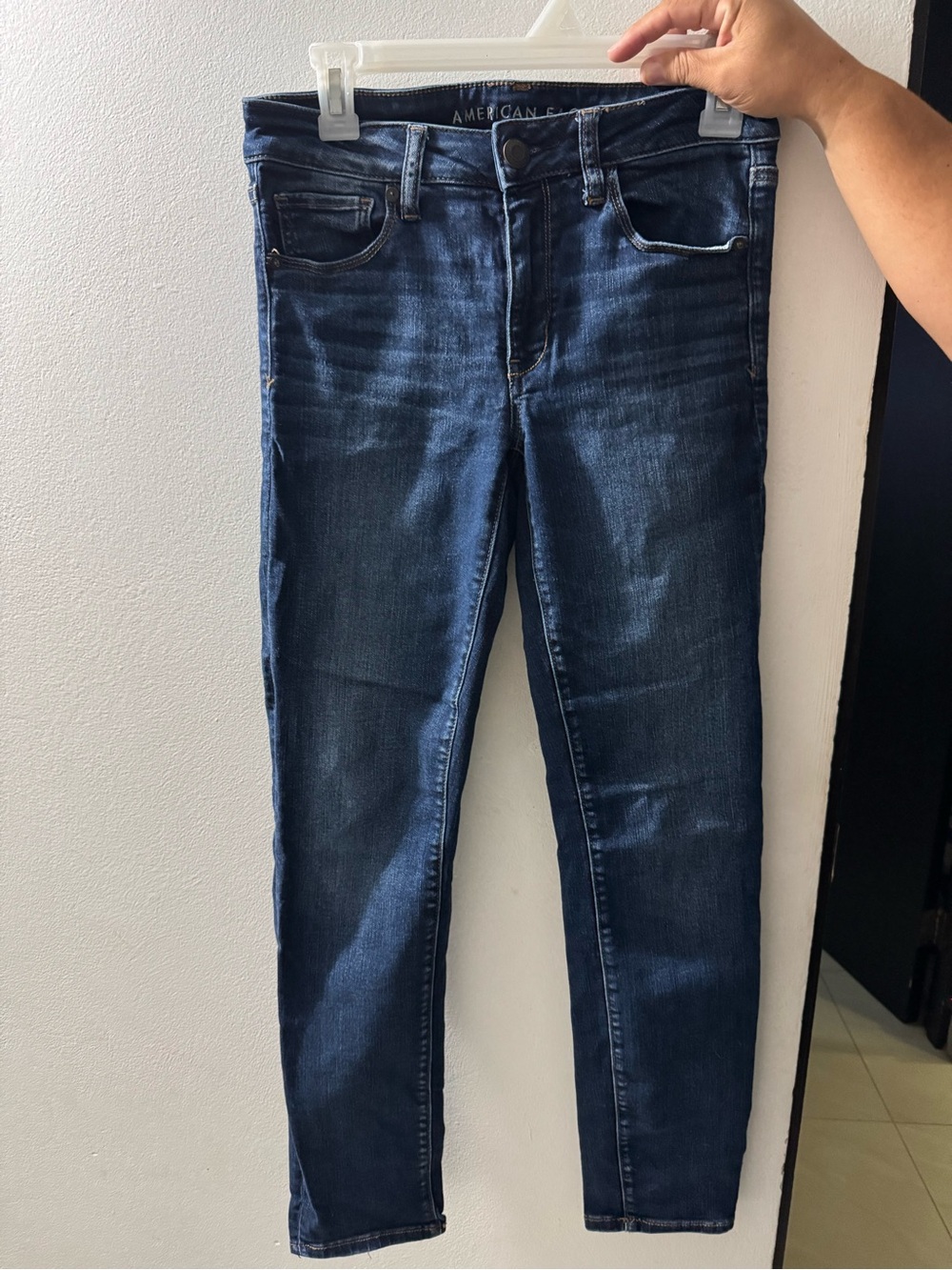 American Eagle Outfitters Navy Skinny Jeans for Women